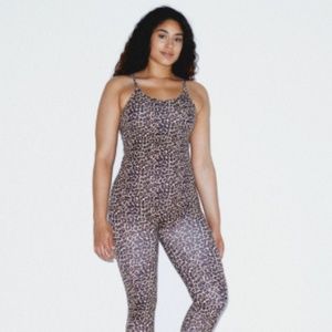 American Apparel Leopard Catsuit